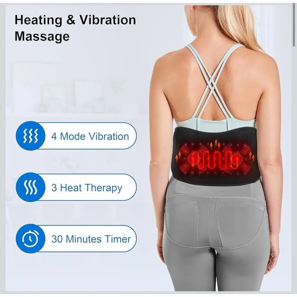 Cordless Red Light Therapy Belt: Portable Wireless Infrared Light Wrap Vibration - Picture 2 of 8